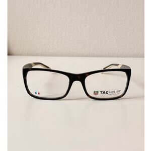 TAG Heuer‎ New Matte TH554 003 Eyeglasses 56mm Made in France